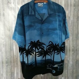 Large Tropical Cruiser Button Down Shirt